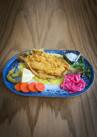 چلو ماهی قزل آلا