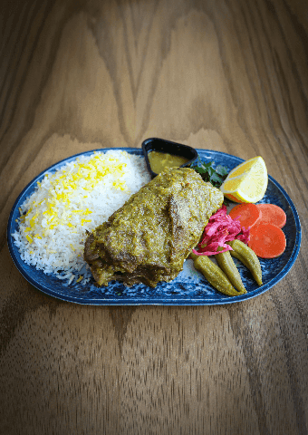 چلو گردن بره تنوری مخصوص